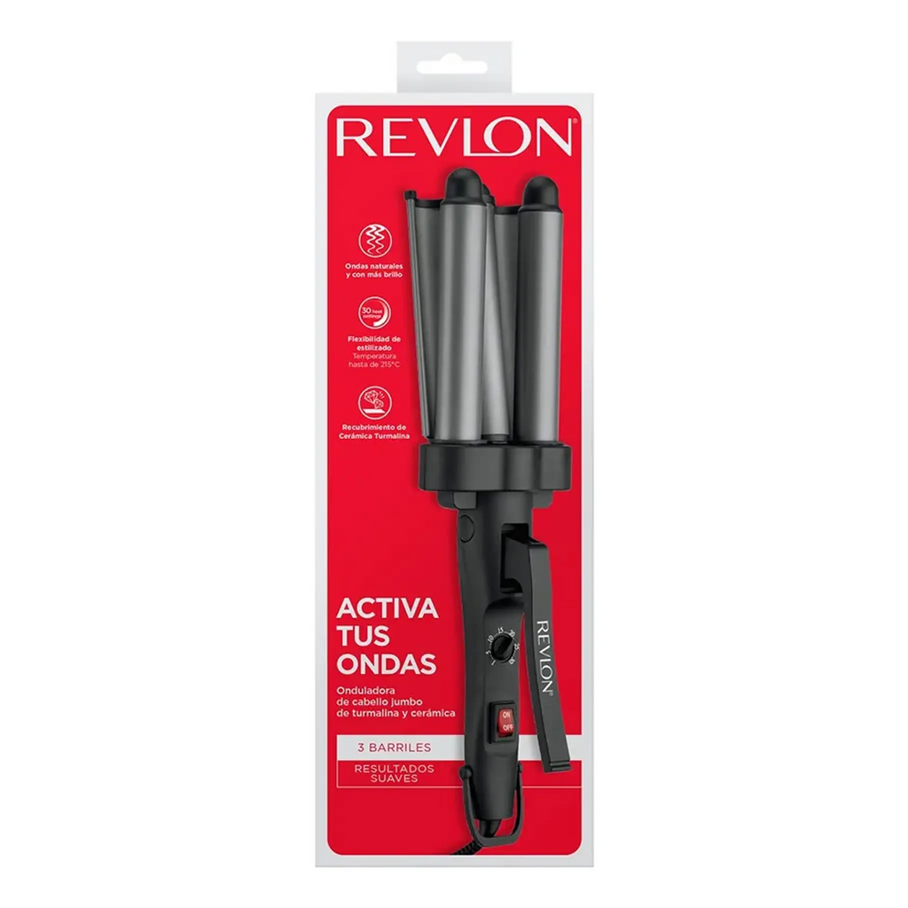 Ondulador Pelo Revlon Waver Jumbo De 3 Barriles RV084LA2
