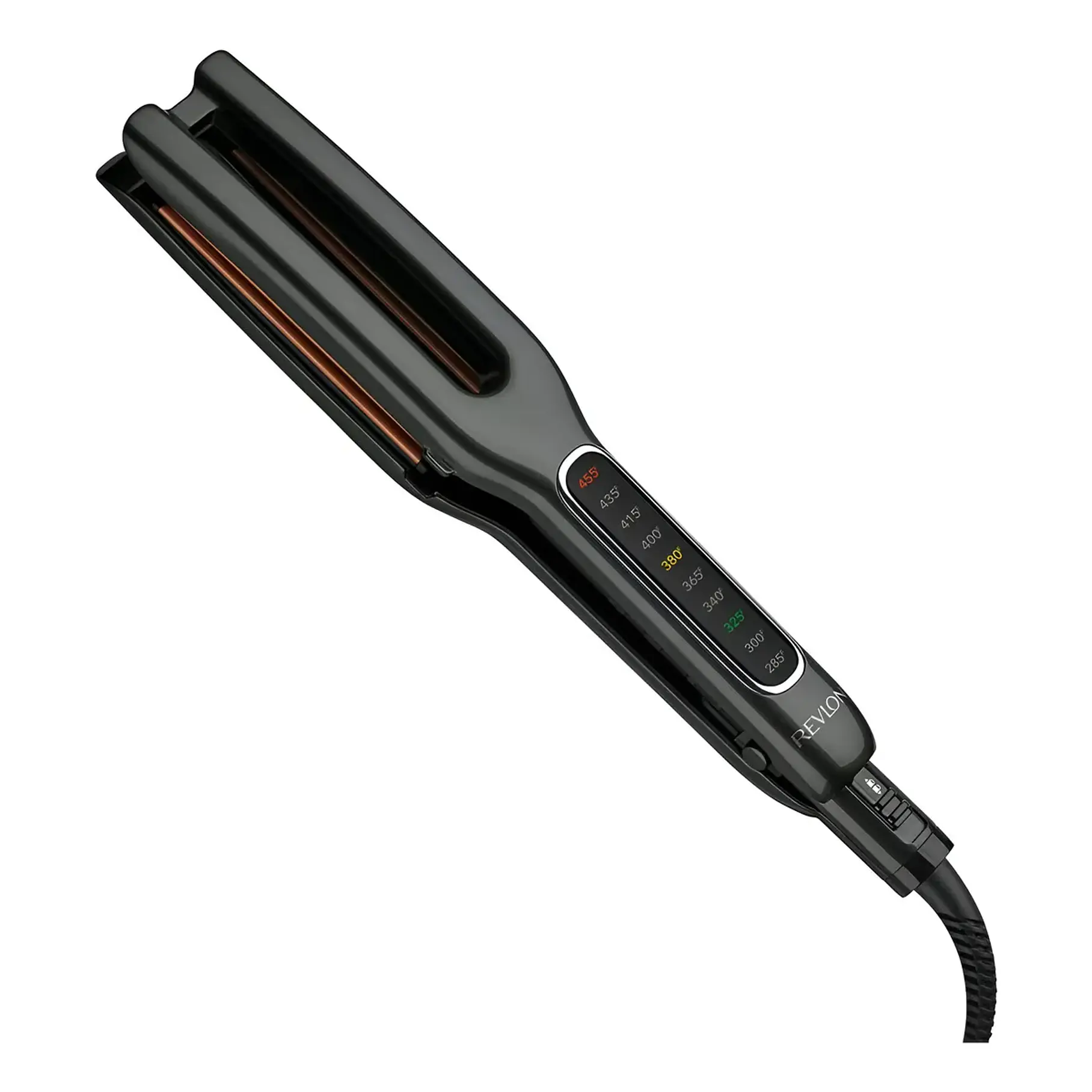 Alisador De Cabello Revlon Dual Panel Ceramic Pro 235° Max Negro Tamaño Único