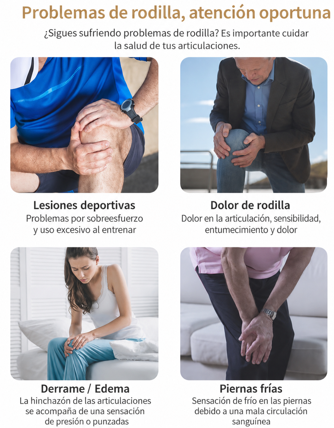 ThermaFlex, Masajeador de Rodilla con Calor Infrarrojo y Vibración alivia artritis, molestia y dolor de cualquier tipo